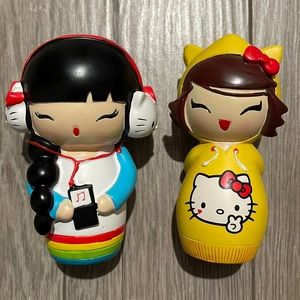 Sanrio x Momiji Hello Kitty dolls